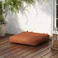 thumbnail image 7 of HONEY HOME Square Corner Seat Cushions, 19" x 19" x 3", Indoor Outdoor Water Repellent Universal Chair Pads with Ties for Patio Furniture, Garden Dining Chairs, 7 of 7