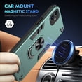 thumbnail image 2 of ELEHOLD Full Body Case for iPhone 11,Shockproof and Anti-Drop Phone Case Built-in Bracket Car Magnetic,Darkgreen, 2 of 8