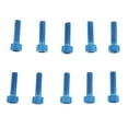 thumbnail image 2 of jinwen 10pcs M6x20mm Aluminum Hex Socket Screws Head Key Bolt for Motorcycle, 2 of 9