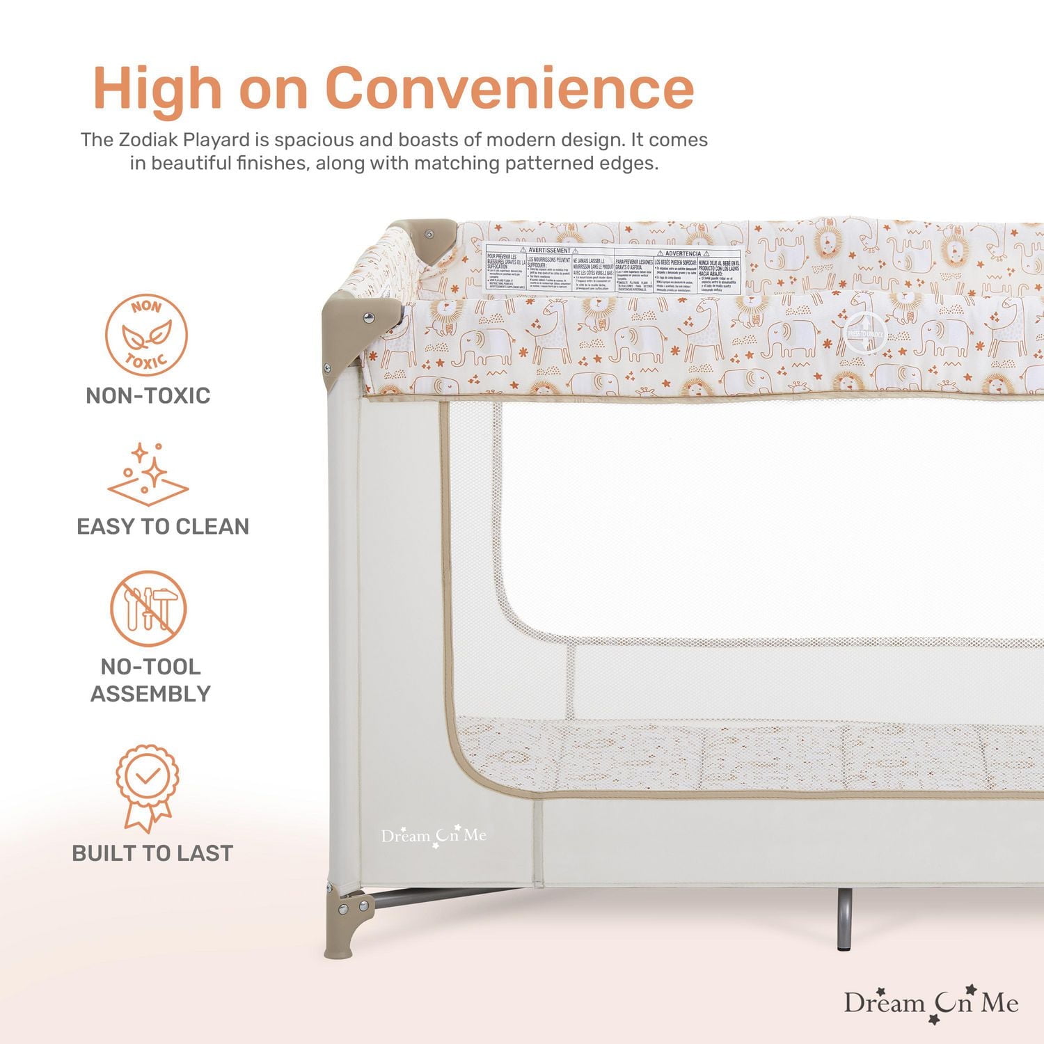 Dream On Me Zodiak Portable Playard, Model #438