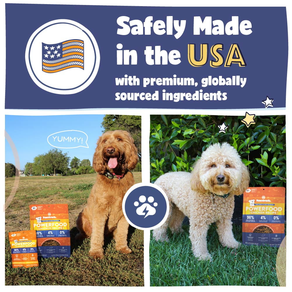 (8 pack) Pawstruck Premium Air Dried Dog Food with 96% Meat, Chicken Flavor, 2 lb. Bag