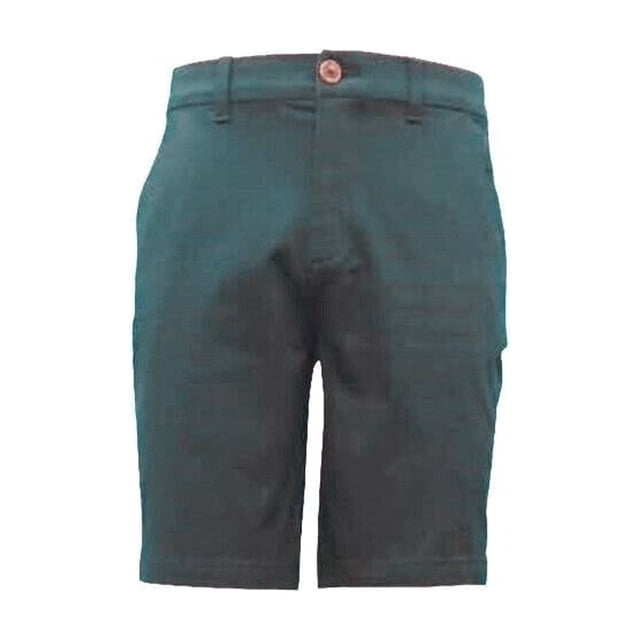 Bermuda George Para Hombre Con Elastico Talla 32 Verde