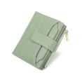 thumbnail image 2 of OWMEOT Leather Credit Card Cases for Women Small Wallet PU Leather Zipper Pocket Wallet Card Case Purse, Green, 2 of 3