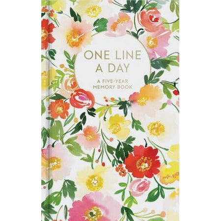 5 Year Diary Floral One Line a Day: A Five-Year Memory Book (Blank Journal for Daily Reflections, 5 Year Diary Book) ()