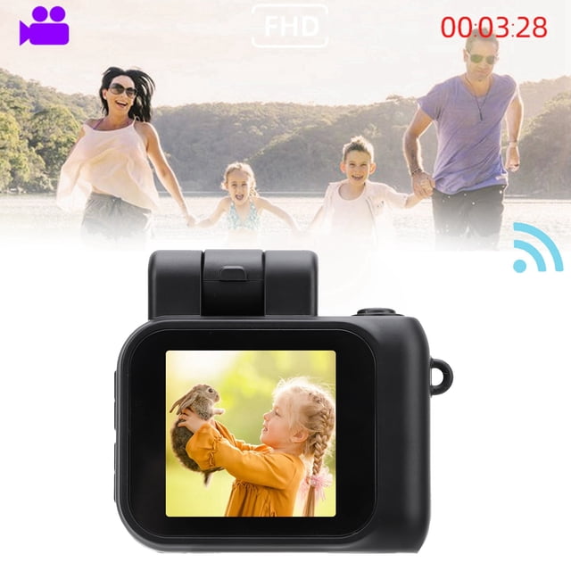 Cámara de video, Cámara Vlogging Recargable de 160 Ángulo de Lente Compacto para un Regalo de Niña