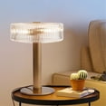 thumbnail image 4 of Lámpara de mesa de cristal for sala de estar, estudio, decoración de mesita de noche, 4 of 6