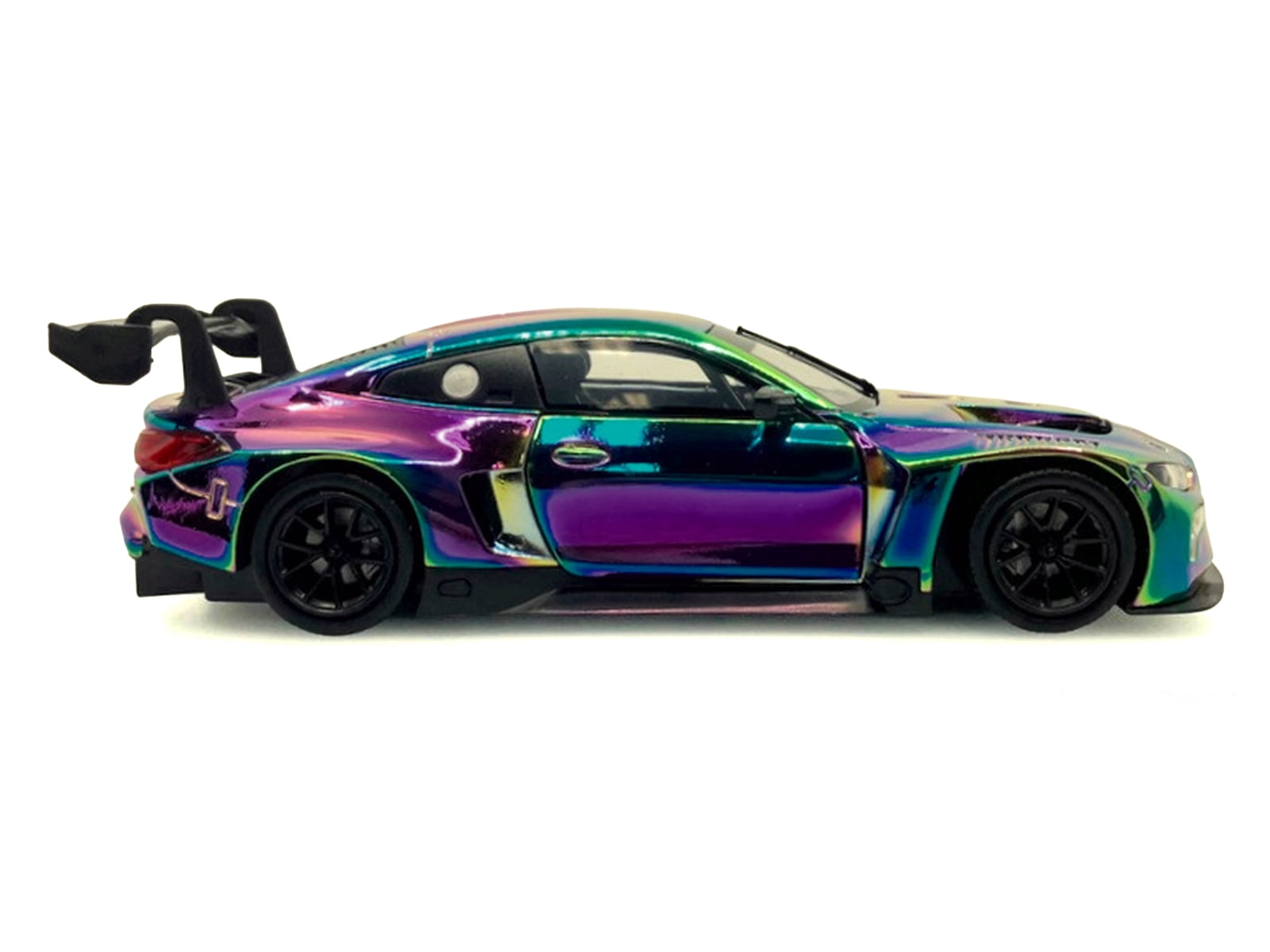 BMW M4 GT3 Chameleon Chrome "Custom Wrap" Series 1/24 Diecast Model by Motormax