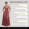 thumbnail image 5 of David’s Bridal, The Edit by DB Studio Women's Formal Empire Waist Ball Gown, Full Length, Satin, 5 of 7