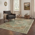 thumbnail image 3 of KUETH 5'X7' Vintage Area Rugs Machine Washable Rugs for Living Room, Non Slip Flat Pile Rug with Rubber Backing, Boho Rug for Entryway Bedroom Dining Room Home Office, 3 of 3