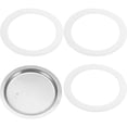 thumbnail image 3 of 1 Set Coffee Pot Gasket Silicone Rings Stainless Steel Filter Coffee Pot Parts (9 Cup Size), 3 of 8