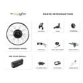 thumbnail image 6 of eBikeling Waterproof Ebike Conversion Kit with Battery 24" Direct Drive Front or Rear Wheel Electric Bike Conversion Kit Ebike Battery & Charger Included 1500W 1200W Electric Bike for Adults, 6 of 8