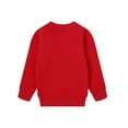 thumbnail image 2 of Wangsaura Women Christmas Pullover, Round Neck Print Party Spring Tops, 2 of 9