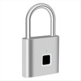 thumbnail image 5 of Cerradura con Huella Dactilar, Candado Inteligente, Candado de Puerta Impermeable, Candado Antirrobo Portátil, Carga USB Sin Llave, 5 of 5
