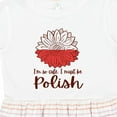 thumbnail image 4 of Inktastic I'm So Cute, I Must Be Polish Sunflower Girls Toddler Dress, 4 of 5