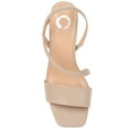 thumbnail image 5 of Journee Womens Lirryc Open Square Toe Block Heel Sandals, Widths Available, 5 of 10