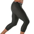 thumbnail image 2 of McDavid Sport Compression 3/4 Tight Athletic Pants, Black, Adult Small, 2 of 7