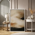 thumbnail image 2 of Framed Canvas Print Beige Black Abstract Wall Art Neutral Modern Decorative for Living Room Bedroom - 24"x36" WHITE, 2 of 8