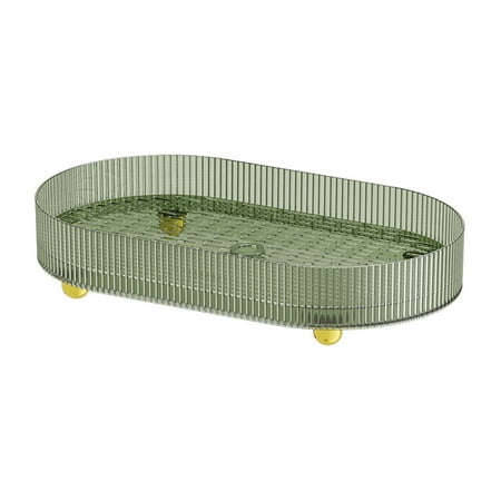 

PRINxy Dishwashing Tray Cup Tray 15x8 8 Inches Dish Drying Mat For Kitchen Countertop Coffee And Tea Tray Drip Tray Holder For Cups Fruit Bathroom Accessories Green
