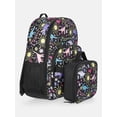 thumbnail image 3 of Wonder Nation Girls 17" Fossil Gardens Dinosaur Backpack & Lunch Set, Black, 3 of 5
