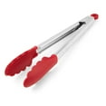 thumbnail image 3 of KitchenAid Silver/Red Silicone/Stainless Steel Tip Tongs, 3 of 5