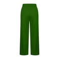 thumbnail image 5 of RQYYD Yoga Pants Women Wide Leg with Pockets High Waist Stretch Dress Casual Trousers with Side Slits for Office Business, 5 of 5