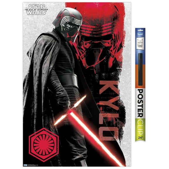 Star Wars: The Rise Of Skywalker - Kylo Ren Wall Poster, 22.375" x 34"