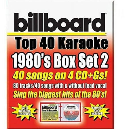 Party Tyme Karaoke: Billboard 1980's Top 40 Karaoke Box Set 2 (CD)