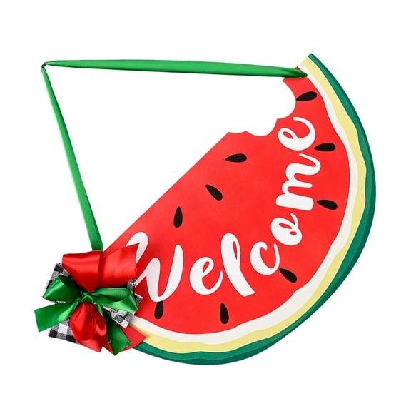 Summer Decor Front Door Wreath Watermelon Welcome Listing