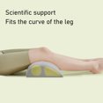 thumbnail image 4 of Almohada de espuma viscoelástica para rodillas, almohada de elevación de Piernas con forma de medio cilindro, fonda extraybles de salporte, almohada ergonómica para pierna para, 4 of 7