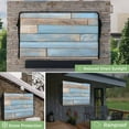thumbnail image 2 of Outdoor TV Cover 48 to 50 Inches, Vintage Blue Brown Wood Grain Farmhouse Country Waterproof and Weatherproof TV Cover with Remote Control Pocket, Flat Screen TV Cover Protector for Outside TV, 2 of 6
