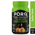 thumbnail image 2 of (6 pack) PORQ Italian Herb Pork Rind Panko Crumbs, Gluten Free, 10.5 oz Canister, 21 Servings, 2 of 11