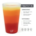 thumbnail image 5 of Silipint: Pint Glasses 16oz: 2 Pack - Marigold & Habiscus - Silicone Unbreakable Cups, Hot & Cold Drinks, Dishwasher-Microwave-Freezer-Oven Safe, 5 of 7