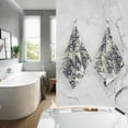 thumbnail image 5 of Coolnut Bat Web Cartoon Patterned Hand Towels 2 PCS, Cotton Bath Towel for Drying Face Hands Body Decorative Water Absorbent Lightweight Towels for Bathroom Ktichen Travel Gym, 16"x28", 5 of 6