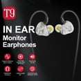 thumbnail image 2 of Auriculares con monitor intraural Xvive T9 con doble armadura balanceada, 2 of 6