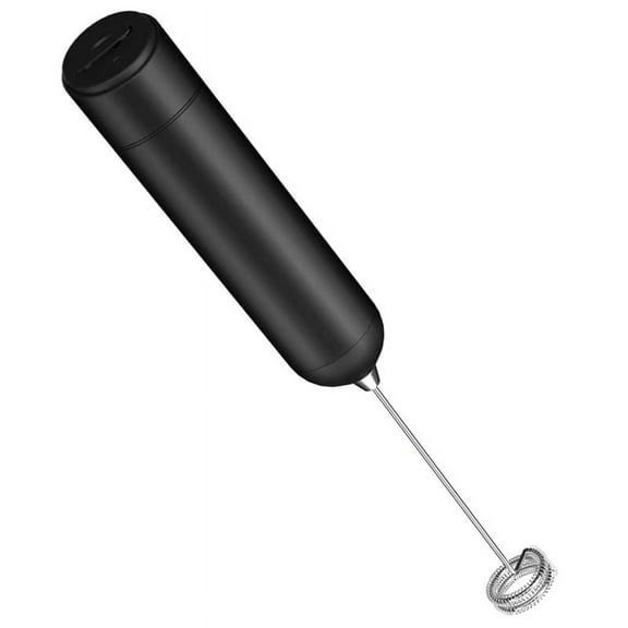 Milk Frother Handheld, Electric Milk Frother for Coffee, Coffee Frother Electric Whisk Drink Mixer Black
