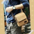 thumbnail image 4 of HYC00 Mens Crossbody Bag,Man Purse Side Bag over the Shoulder Bag for Men Women Small Canvas Messenger Bag for Phone Passport, 4 of 10