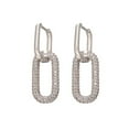 thumbnail image 1 of Qarigey 1 par de pendientes de mujer, pendientes de decoración rectangulares de diamantes de imitación, adornos de joyería femenina de oreja Ropa, zapatos y accesorios Miscelánea tipo 4, 1 of 6