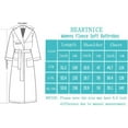 thumbnail image 4 of LYCY Womens Long Fleece Robe Soft Plush Robes for Women Warm Bathrobes Comfy House Coat Full-length（Burgundy, Small-Medium）, 4 of 5