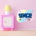 thumbnail image 3 of Space Wall Decals for Children Playroom - Flying Rockets in Space Rocket DIY & Creativity Boy Girl Bedroom Wall Sticker - Size: 20 In x 14 In, 3 of 5