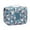 Blue, variant on Patterned Hanging Toiletry Bag, Portable Travel Makeup Pouch, Waterproof Bathroom Organizer with Hook,Navy