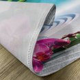 thumbnail image 5 of Ambesonne Peace Place Mats Set of 4, Spa Sand Orchid Flower, Standard Size, Blue Fern Green Fuchsia, 5 of 6
