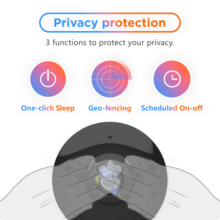 Baby Monitor With Camera and Audio, Laxihub 2K Vidoe Baby Monitor Camera M1T with 2 Way Audio Night Vision Crying & Motion Detection APP Control