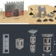 thumbnail image 3 of Simulación de , modelo estático, de desarrollo, castillo, ruinas, , modelo de hombre, de plástico, para, 3 of 9