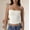 White, variant on Delayuji Womens Camasole Tops Skinny Solid Color Adjustable Strap Halter Camisole Top Loungewear Crop Top Tank Top Basic Layer