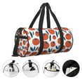 thumbnail image 3 of Fotbe Hand Drawn Tomatoes Bolsa Deportiva de Lona Plegable con Estampado, Bolsa de Gimnasio con Bolsillo Seco/Húmedo, Bolsa de Viaje Ultraligera de Gran Capacidad, 3 of 6
