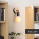 thumbnail image 1 of Lámpara de pared decorativa Lámpara de noche de dormitorio nórdico E27 Loft creativo Curva de hierro simple Lámpara de pared pequeña Arte de madera Moda Ocio Bar Café Restaurante Lámpara Personal, 1 of 4