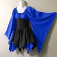 thumbnail image 1 of FcBaudy Longues Robe à Manches Col Rond Costumes pour Femmes Robe Corset Gothique à Manches Robe Haute Col Rond Robe pour Femmes, 1 of 3