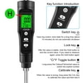 thumbnail image 3 of Ruiboury ABS Gardening Tester With ATC Sensitive Probe For Soil EC Value Detection Soil Temperature Without wire, 3 of 6