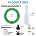 thumbnail image 3 of Toilet Tank to Toilet Coupling Kit for AS738756-0070A 3" Toilet Tank Gasket Zeraneb, 3 of 5