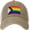 B647, variant on Progress Pride Rainbow LGBT,LGBTQ Transgender Gay Flags Cowboy Hat Men Vintage Mesh Baseball Cap Women Sun Hat Black